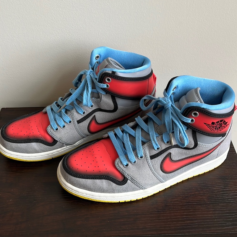 Gray Orange AJ1 Retro RTTG Barcelona